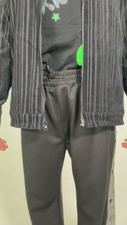 Volto Pinstripe Cordo Shirt Jacket by Volto Santo